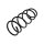 Suspension Spring Front Axle Coil Spring TRISCAN for RENAULT CLIO and others