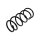 Suspension Spring Front Axle Coil Spring TRISCAN for e.g. RENAULT KANGOO