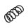 Suspension Spring Front Axle Coil Spring TRISCAN for e.g. RENAULT KANGOO