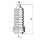 Axle boot SPIDAN for RENAULT MEGANE I