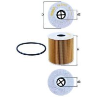 Oil filter filter insert KNECHT for FORD TRANSIT...