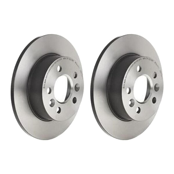 2 brake discs full Ø 265 mm 10.5 mm coated BREMBO for RENAULT ESPACE and others