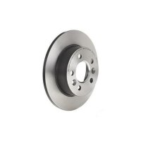 2 brake discs full Ø 265 mm 10.5 mm coated BREMBO...