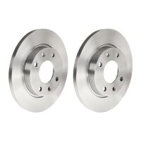 2 brake discs full Ø 247 mm 13 mm BREMBO for...