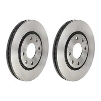 2 Bremsscheiben innenbelüftet Ø 260 mm 24 mm...