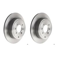 2 brake discs full Ø 290 mm 10 mm coated BREMBO...
