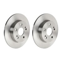 2 brake discs full Ø 265 mm 10.5 mm BREMBO for...
