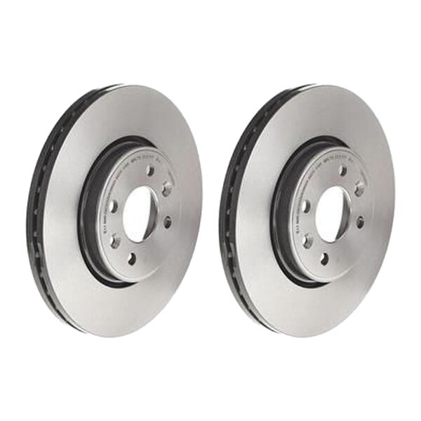 2 brake discs ventilated Ø 280 mm 24 mm BREMBO for RENAULT MEGANE and others
