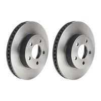 2 brake discs ventilated Ø 288 mm 28 mm BREMBO for...