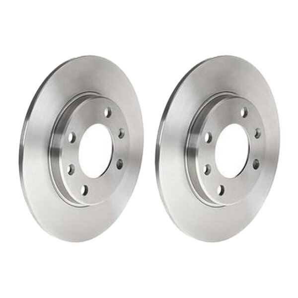 2 brake discs full Ø 247 mm 8 mm BREMBO for CITROËN ZX and others