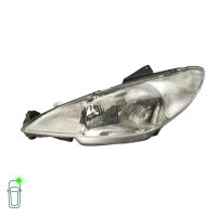 Hauptscheinwerfer rechts H4 Halogen elektrisch VALEO für u.a. PEUGEOT 206