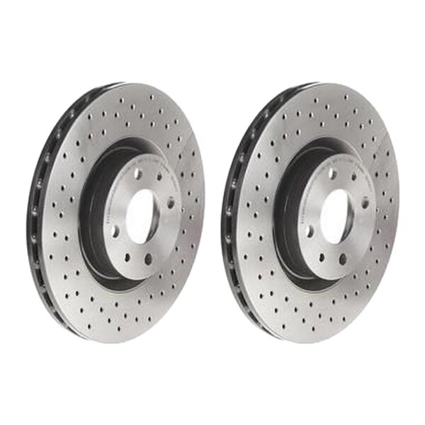2 Bremsscheiben belüftet Ø 284 mm 22 mm BREMBO für u.a. ABARTH 500