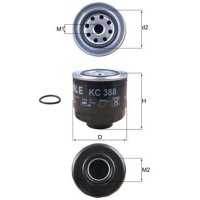 Kraftstofffilter Anschraubfilter MAHLE für L200 /...