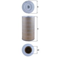 Luftfilter Filtereinsatz MAHLE für TOYOTA HIACE IV...