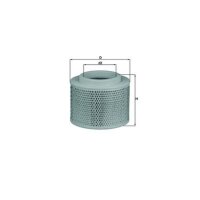 Luftfilter Filtereinsatz MAHLE für TOYOTA HILUX VII...