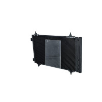 Air conditioning condenser with sealing ring NRF for CITROËN JUMPY and others