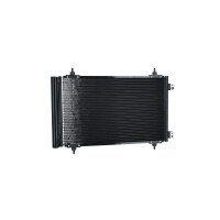 Air conditioning condenser with sealing ring NRF for CITROËN JUMPY and others