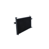 Air conditioning condenser with sealing ring NRF fits NISSAN MICRA