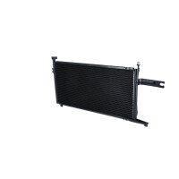 Air conditioning condenser with sealing ring NRF fits NISSAN MICRA