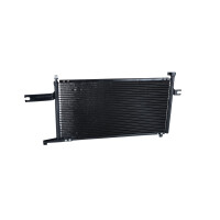 Air conditioning condenser with sealing ring NRF fits NISSAN MICRA