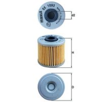 Ölfilter MAHLE für KAWASAKI J J300