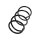 Suspension Spring Front Axle Coil Spring TRISCAN for SUBARU LEGACY and others