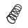 Suspension Spring Front Axle Coil Spring TRISCAN for SUZUKI IGNIS and others