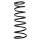 Suspension Spring Rear Axle Coil spring with constant wire diameter SPIDAN for DAIHATSU Applause II Schrägheck