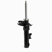 Shock absorber front axle left gas with tension stop spring KYB for e.g. MAZDA 3