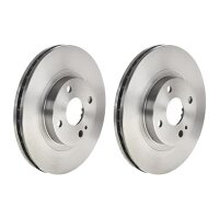 2 brake discs ventilated Ø 257 mm 24 mm BREMBO for...