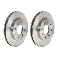2 brake discs ventilated Ø 256 mm 24 mm BREMBO for...