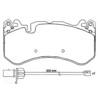 Brake pad set disc brake 17 mm BREMBO suitable for e.g....
