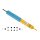 Shock Absorber front axle gas pressure BILSTEIN for e.g. NISSAN PATROL