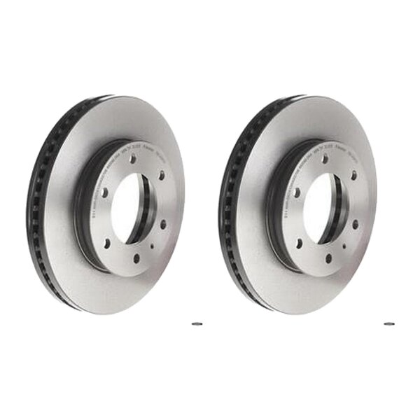 2 brake discs ventilated Ø 302 mm 32 mm coated BREMBO for FORD RANGER