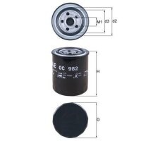Ölfilter Anschraubfilter MAHLE für XV (_GP_)