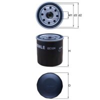 Ölfilter Anschraubfilter MAHLE für TOYOTA RAV 4...