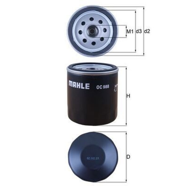 Ölfilter MAHLE für LEXUS ES
