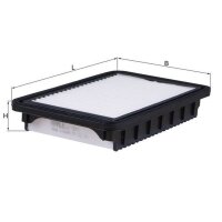 Luftfilter Filtereinsatz MAHLE für KIA PICANTO II (TA)