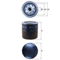 Kraftstofffilter Anschraubfilter MAHLE für MAZDA E...