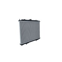 Kühler Motorkühlung Kühlrippen gelötet 688 - 450 mm Alu NRF für NISSAN X-TRAIL