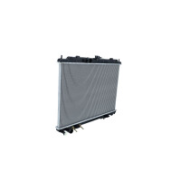 Kühler Motorkühlung Kühlrippen gelötet 688 - 450 mm Alu NRF für NISSAN X-TRAIL