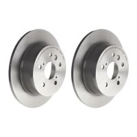 2 brake discs full Ø 281 mm 10 mm coated BREMBO...
