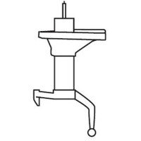 Shock Absorber front axle right gas pressure strut KYB...