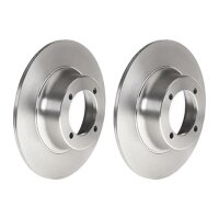 2 brake discs full Ø 252 mm 9 mm BREMBO suitable...