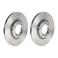 2 brake discs full Ø 239 mm 12.7 mm BREMBO for...