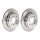 2 brake discs full Ø 260 mm 10 mm BREMBO for HONDA PRELUDE and others