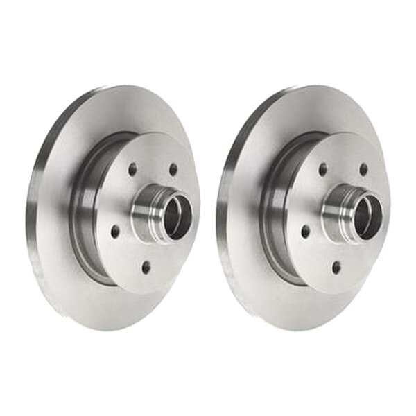 2 brake discs full Ø 258 mm 16 mm BREMBO for VW TRANSPORTER and others