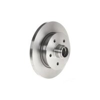 2 brake discs full Ø 258 mm 16 mm BREMBO for VW...