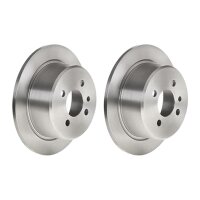 2 brake discs full Ø 258 mm 10 mm BREMBO suitable...