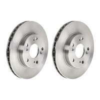 2 brake discs ventilated Ø 260 mm 23 mm BREMBO for...